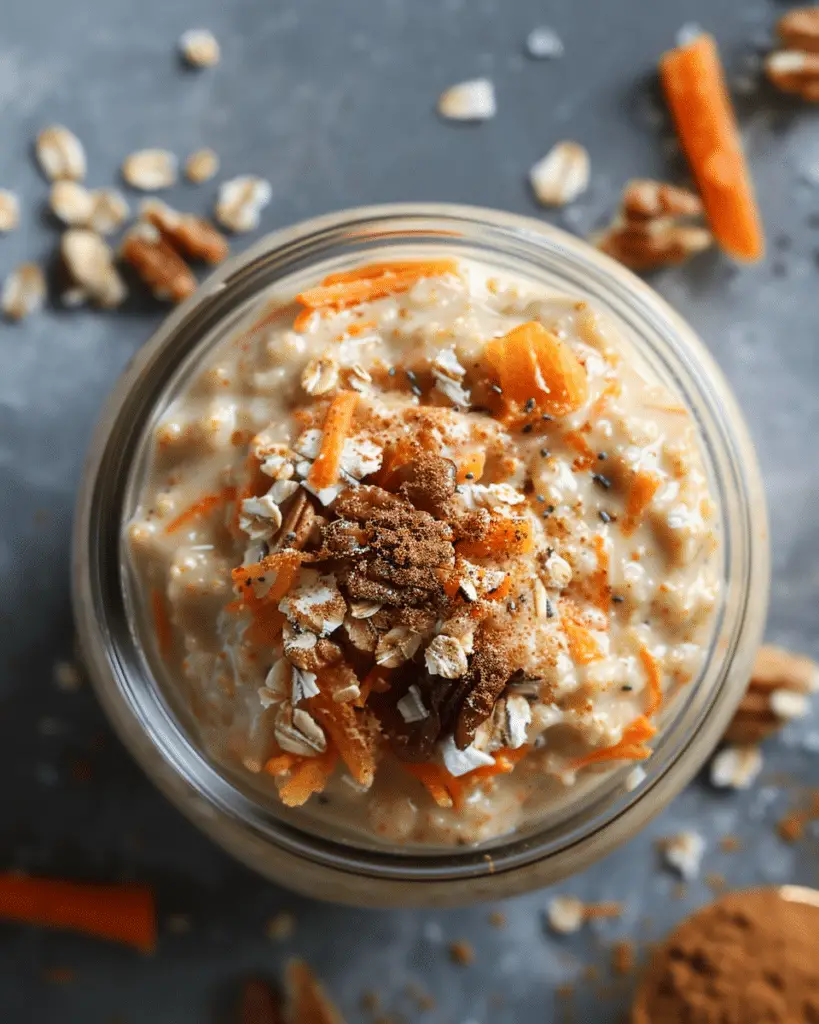 Best  Carrot Cake Overnight Oats