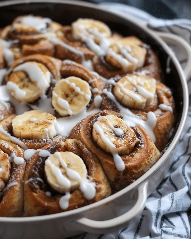 Banana Bread Cinnamon Rolls