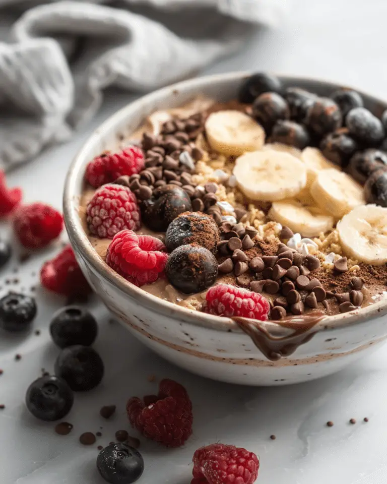 Baked Protein Pancake Bowls – Great for Meal Prep (No Banana Needed)