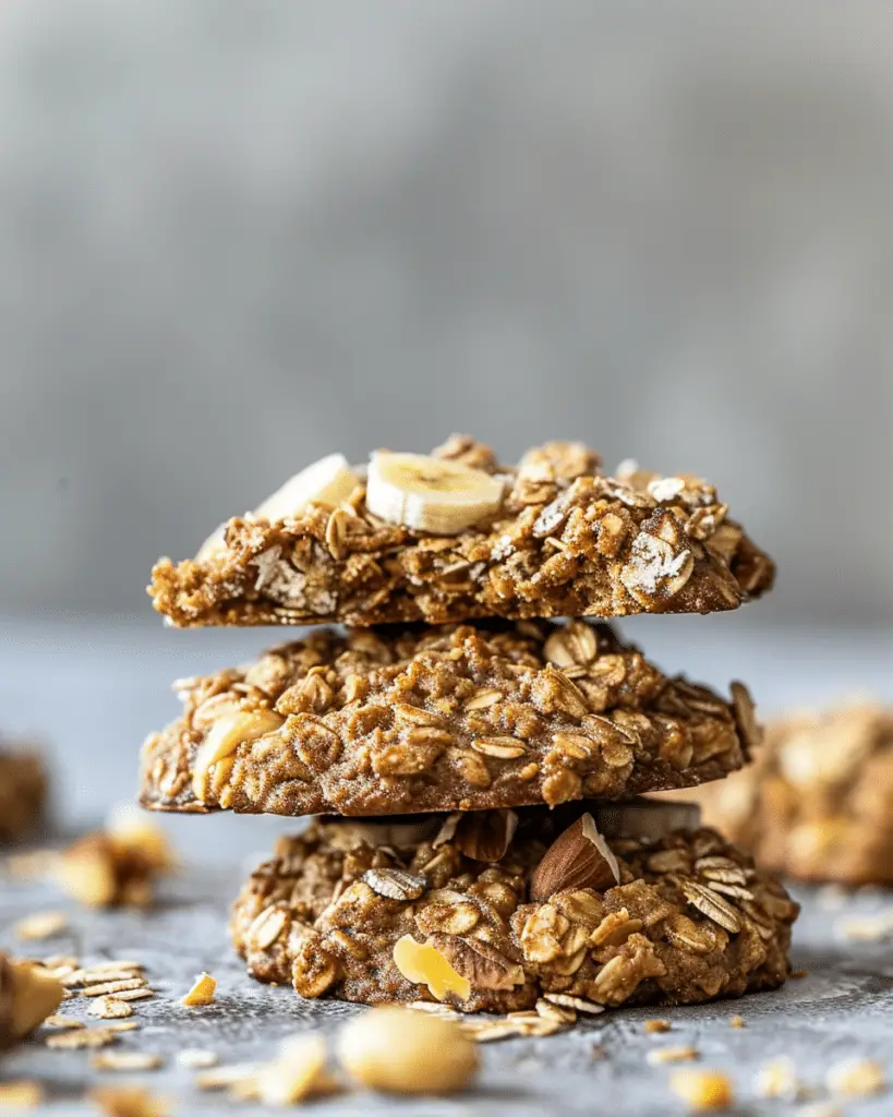Peanut Butter Banana Breakfast Cookies