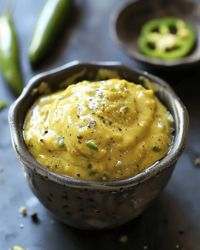 Jalapeño Honey Mustard Sauce Recipe: A Sweet and Spicy Delight