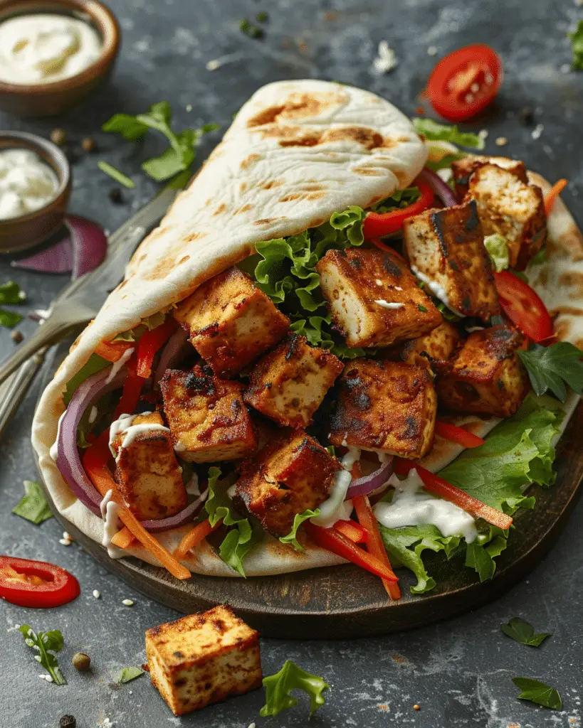 Crispy Tofu Shawarma