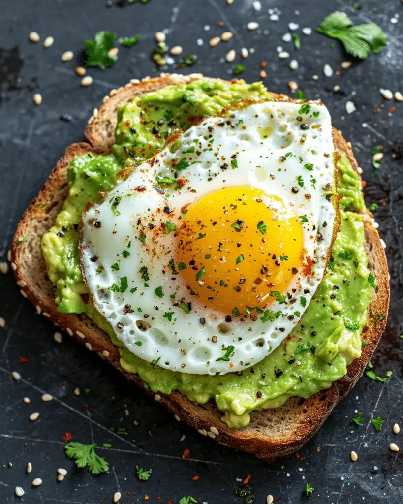 Avocado Toast with Fried Egg