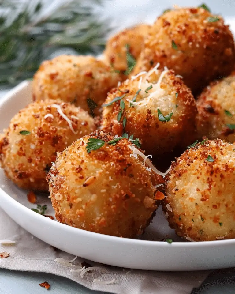 Parmesan Garlic Potato Balls