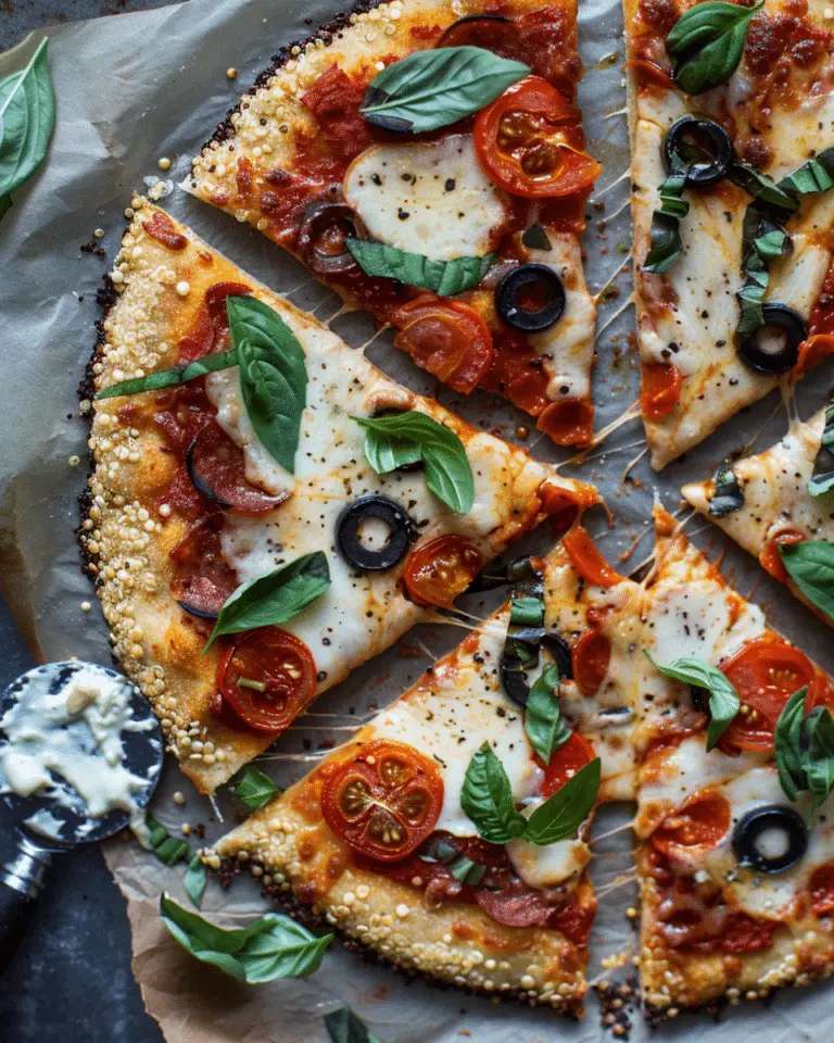 Ultimate Quinoa Pizza Crust