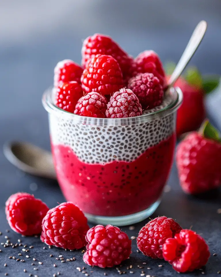 Raspberry Chia Pudding