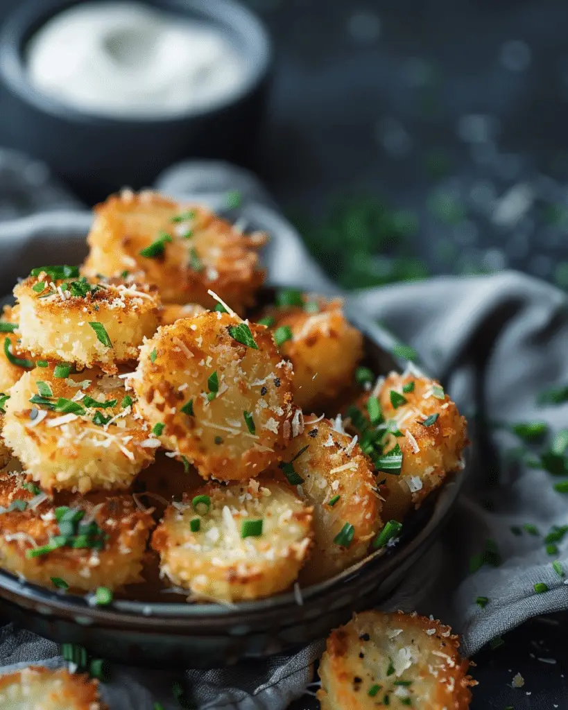 Crispy Parmesan Crusted Potatoes