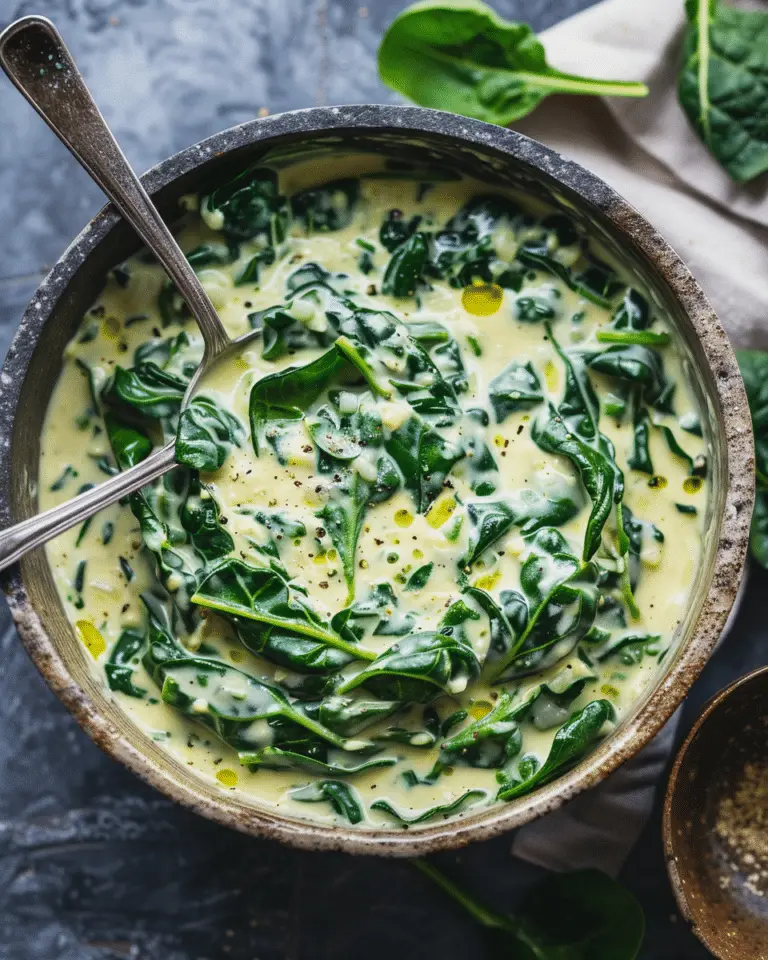 Vegan Creamed Spinach