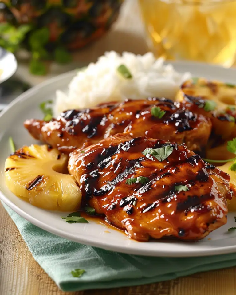 Sticky Pineapple BBQ Chicken
