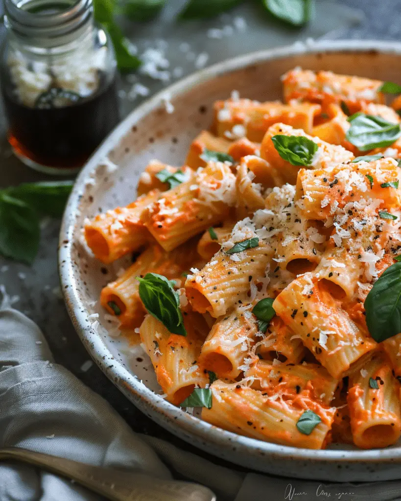 Best  Creamy Tomato Rigatoni Pasta