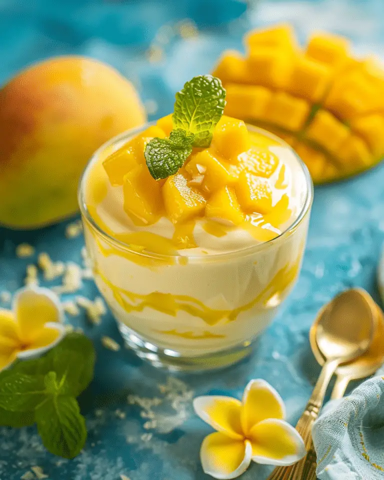 Vegan Mango Pudding