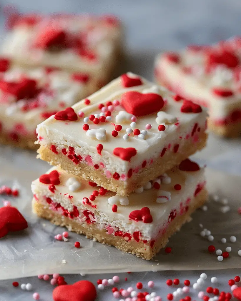 Valentine Sugar Cookie Bars
