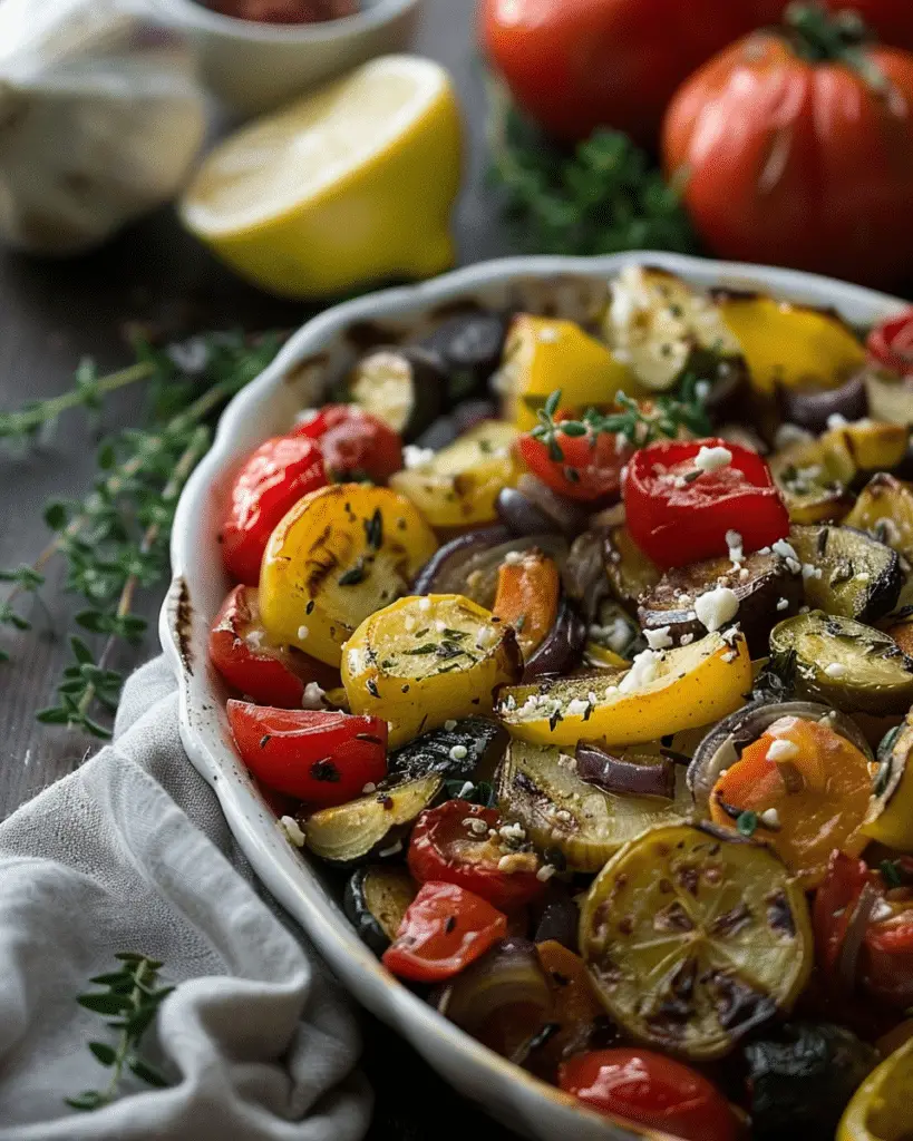 Greek Roasted Vegetables