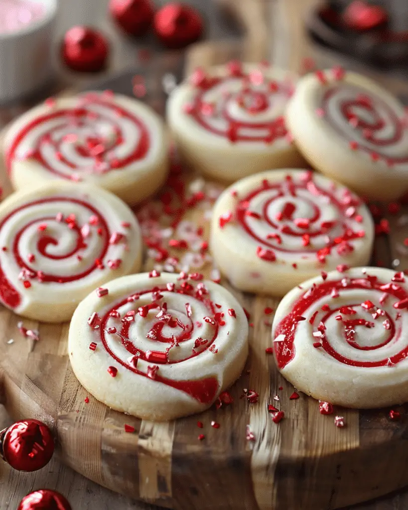 Festive Valentine’s Day Pinwheel Cookies