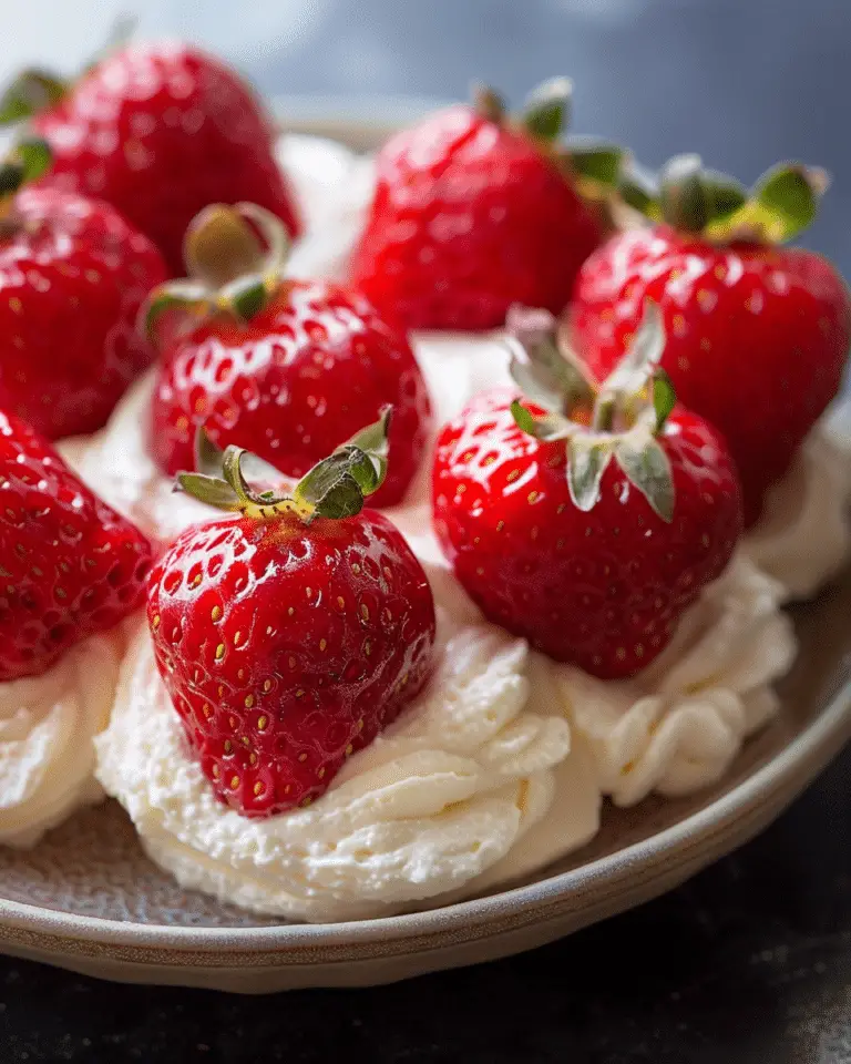 High-Protein Cheesecake Stuffed Strawberries