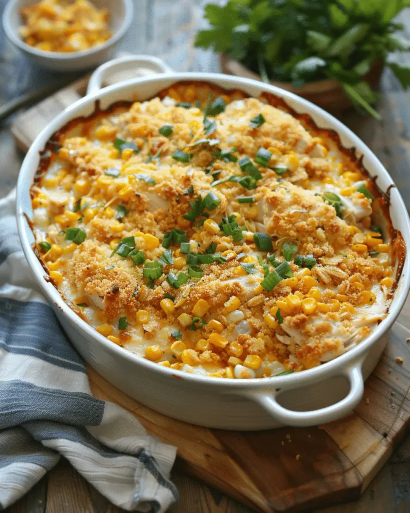 Street Corn Chicken Casserole