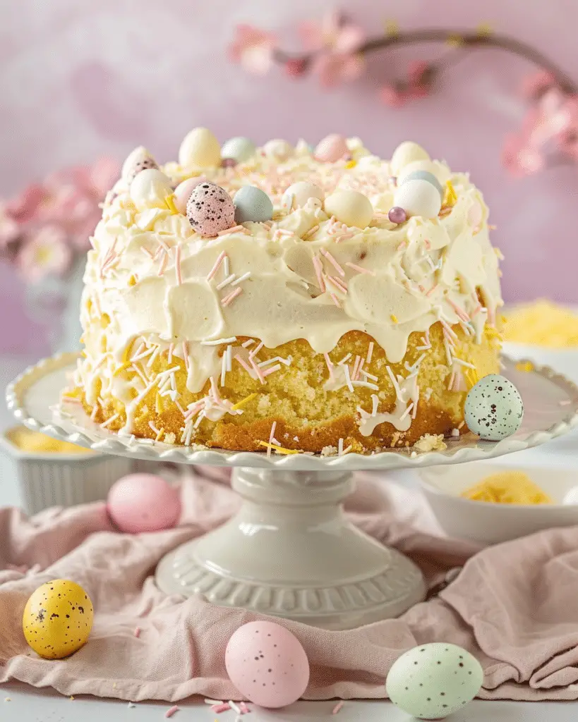 The Best Easter Poke Cake