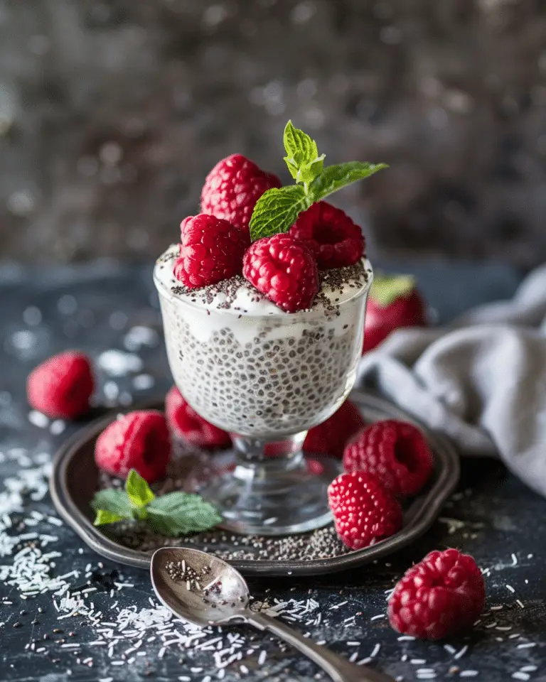 Mouthwatering Coconut Chia Pudding