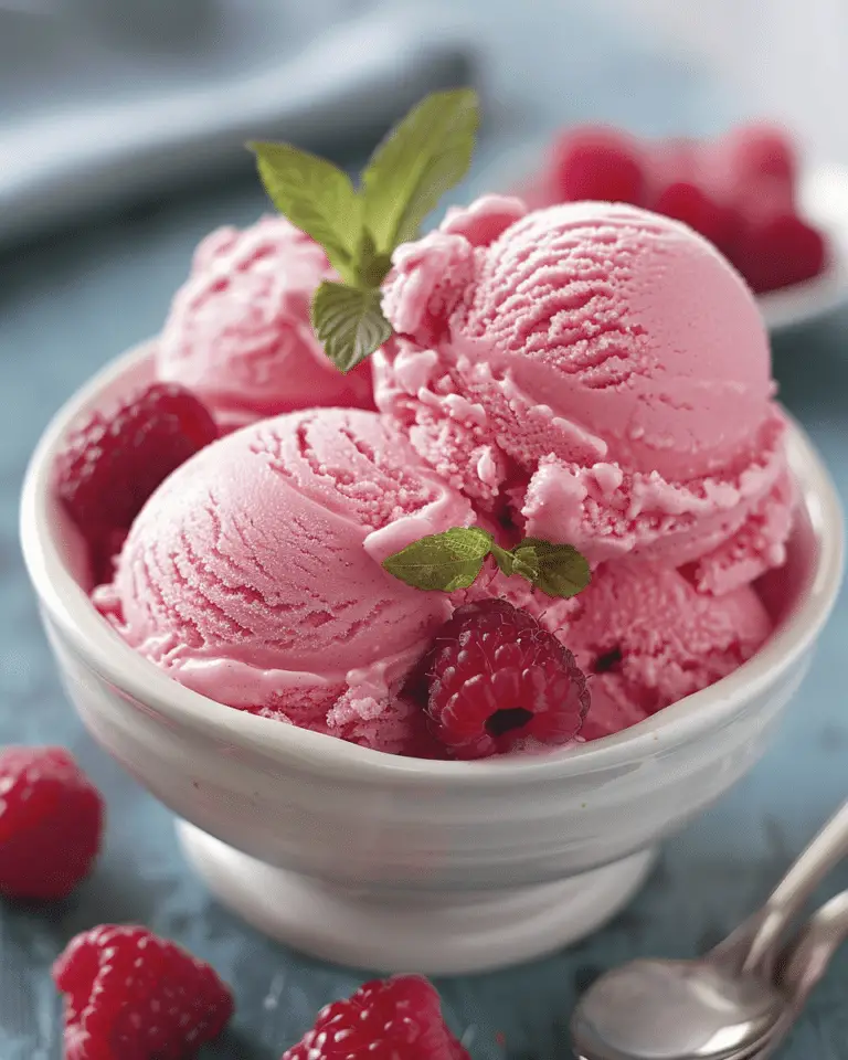 Ninja Creami Raspberry Sorbet
