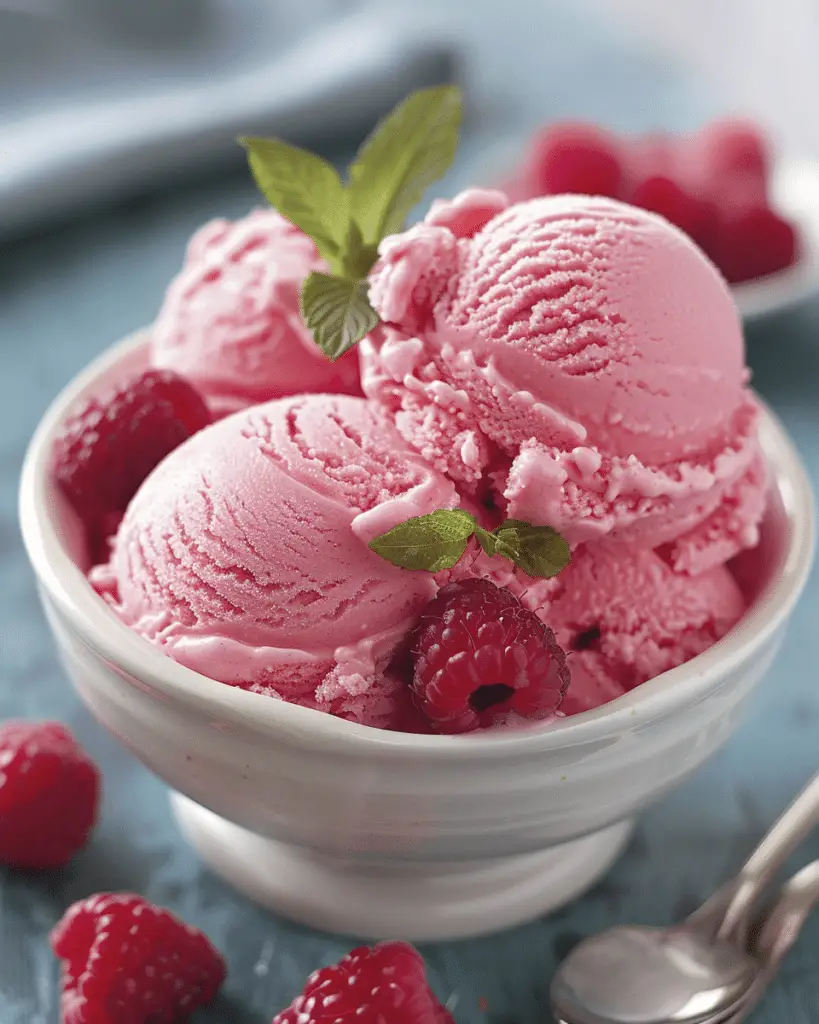 Ninja Creami Raspberry Sorbet