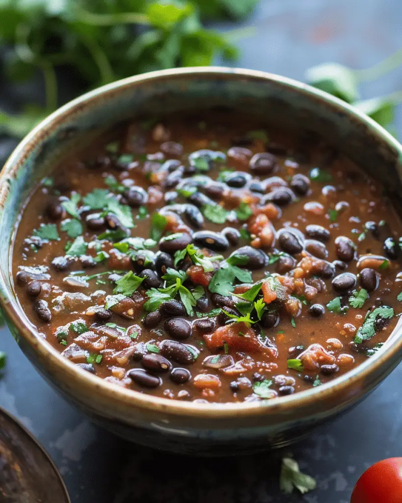 Instant Pot Black Beans (With Spicy Option!)