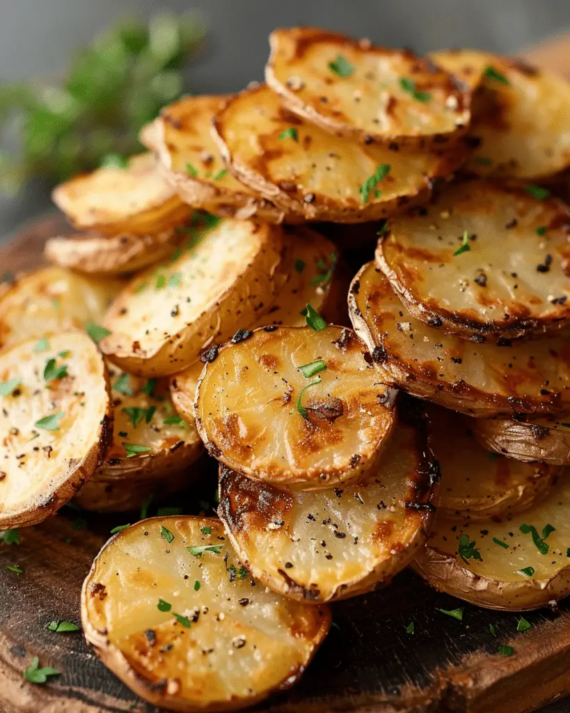 Air Fryer Sliced Potatoes