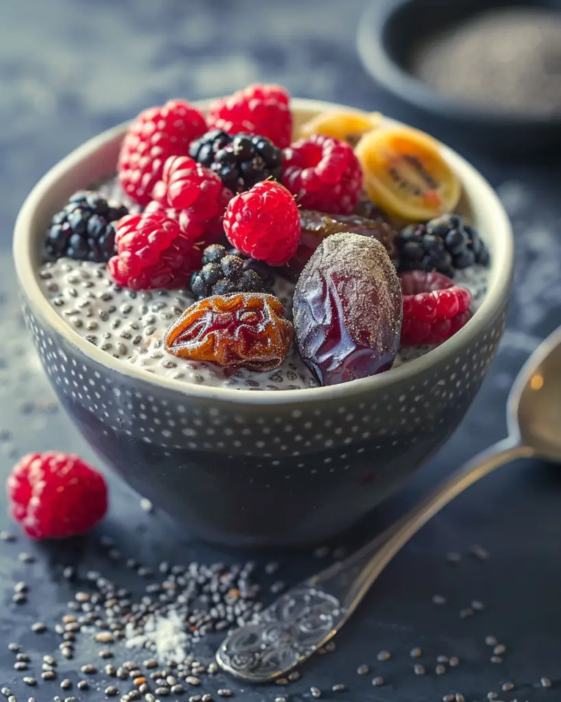 Tasty Chia Seed Pudding with Dates