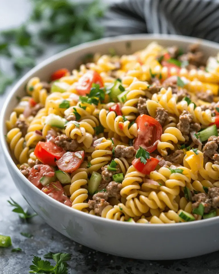 Big Mac Pasta Salad