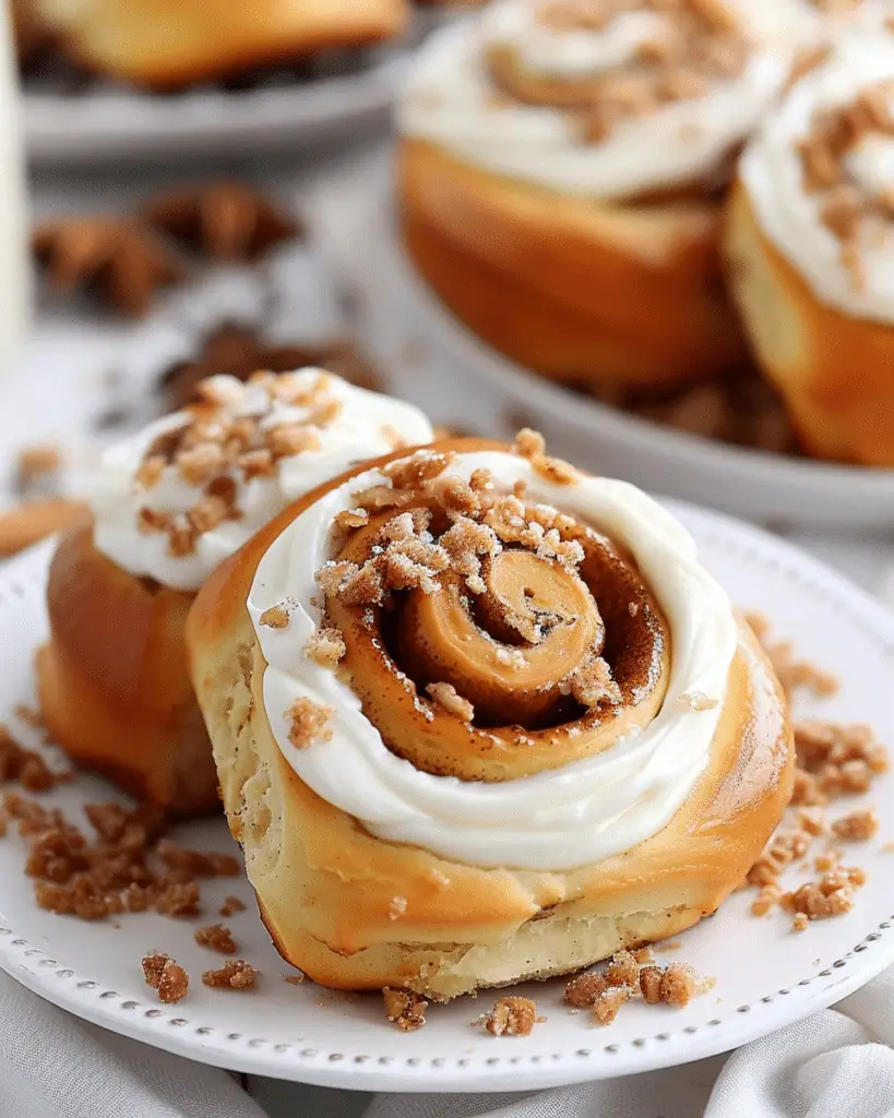 Homemade Cinnamon Rolls with Cream Cheese Frosting