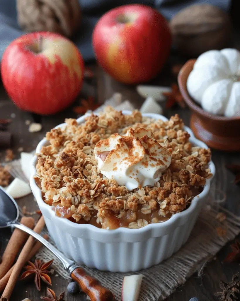 Breakfast Apple Crumble