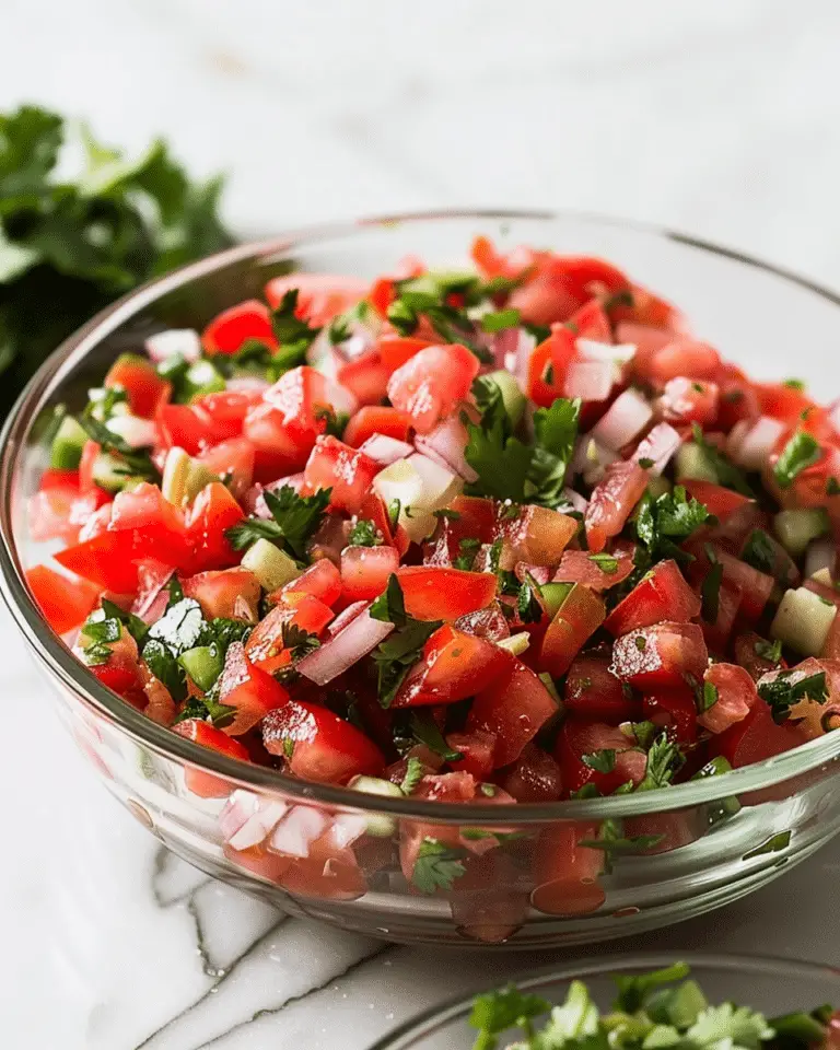 Easy Pico de Gallo Salsa