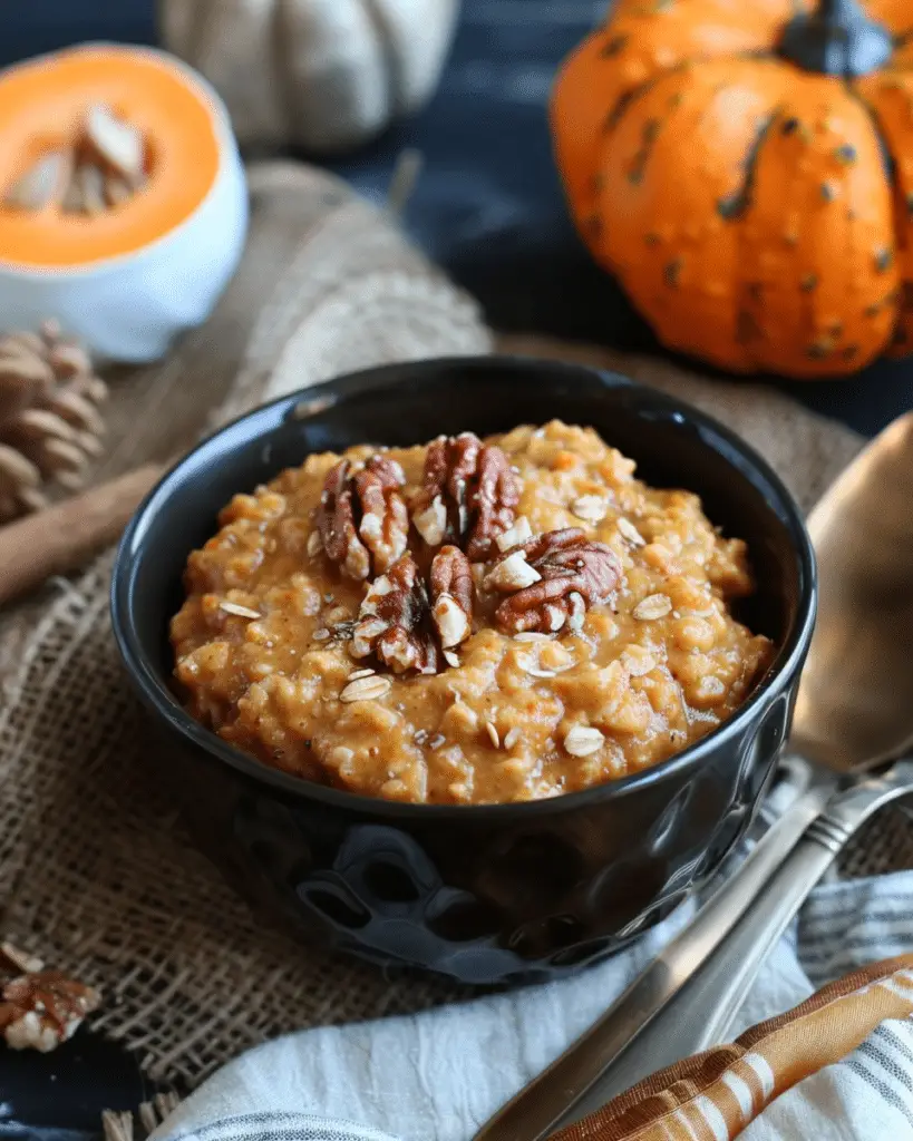 Quick Pumpkin Oatmeal: A Cozy and Nutritious Fall Breakfast