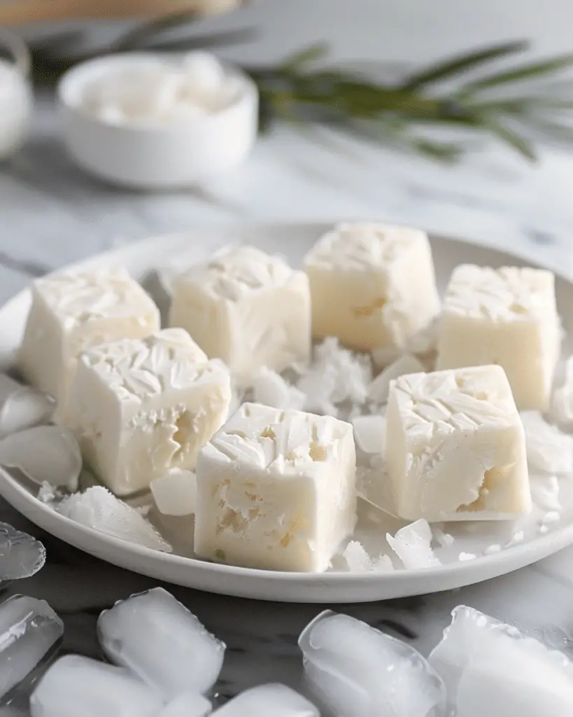 Protein Ice Cube Tray Frozen Yogurt Bites