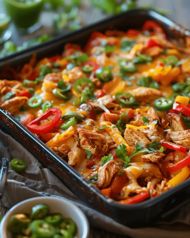 Chicken Fajita Casserole