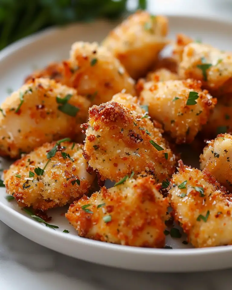 Best Garlic Parmesan Chicken Bites