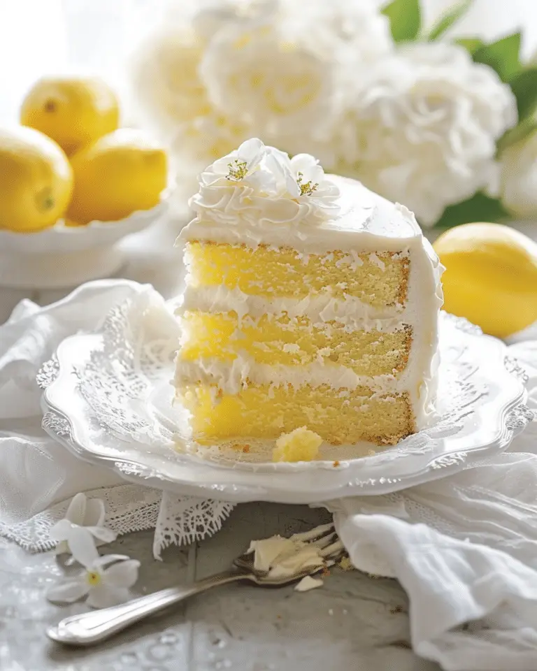 Lemon Heaven Cake