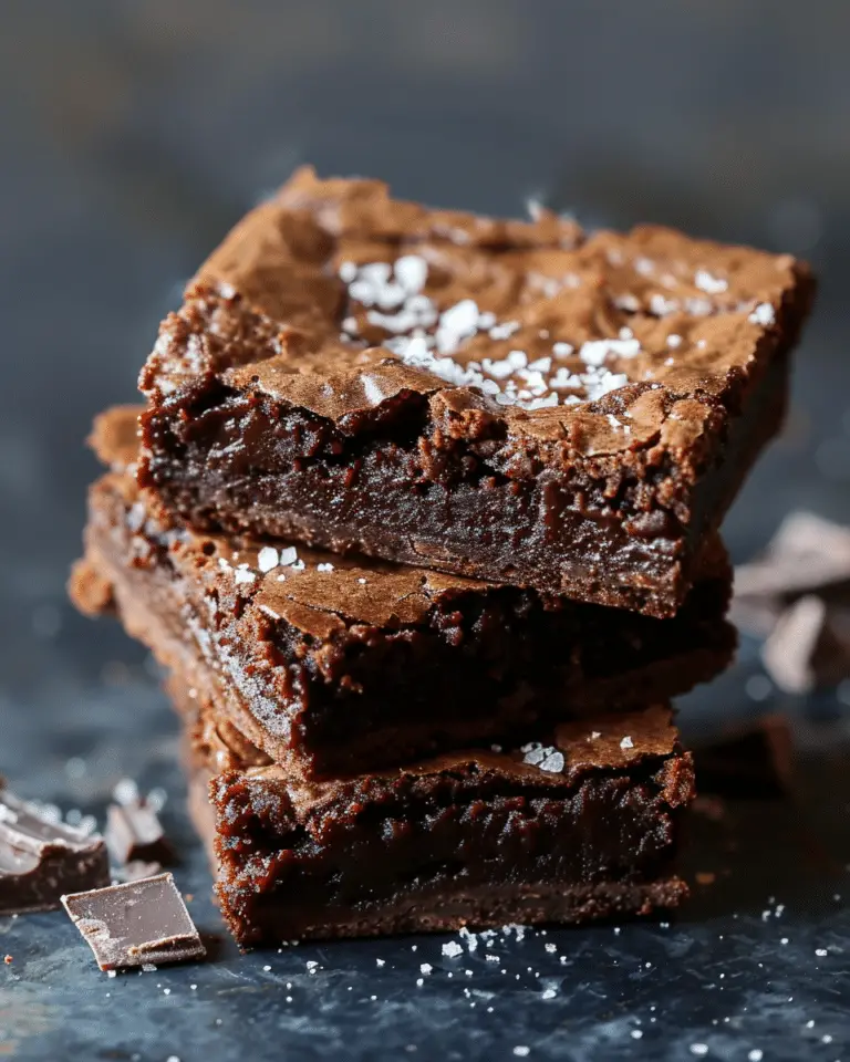 6-Ingredient Flourless Fudge Brownies