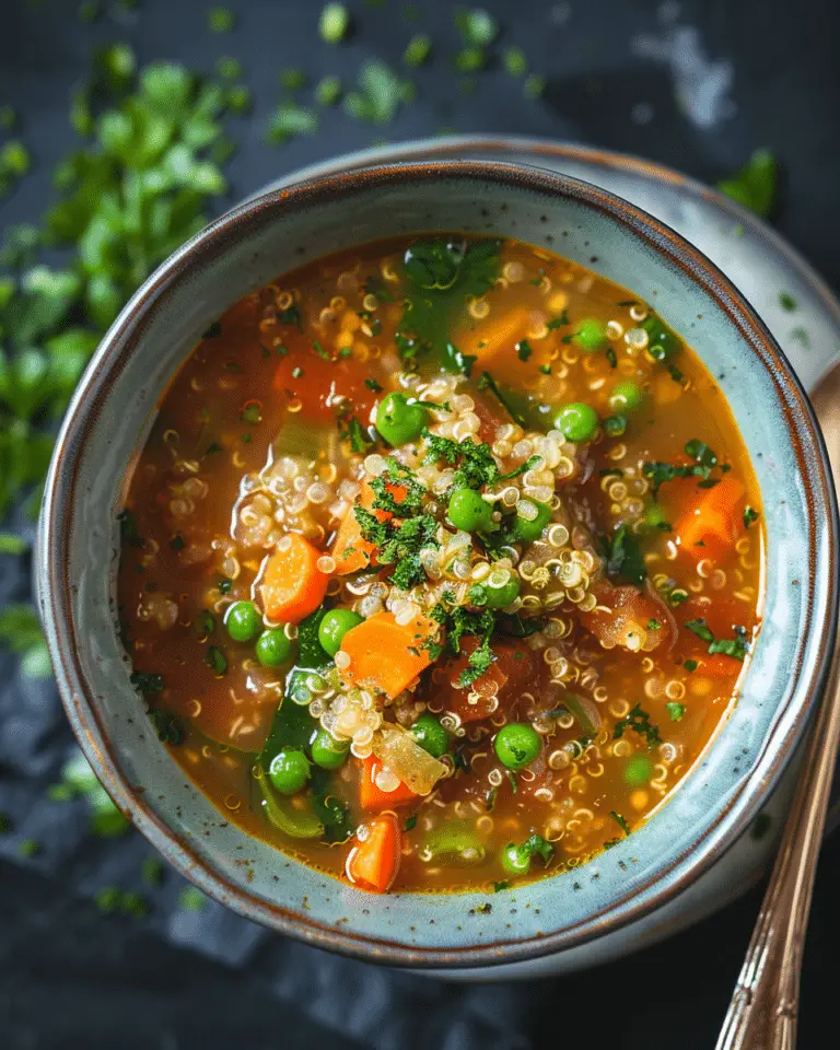 Spring Vegetable Quinoa Minestrone