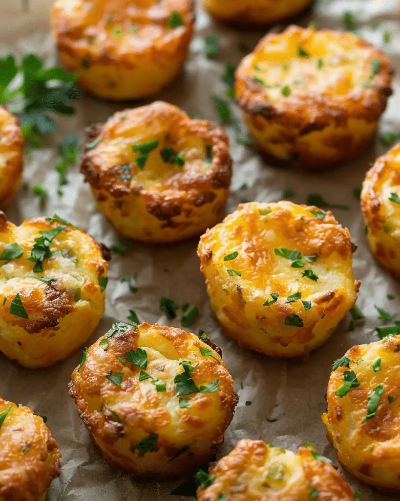 Cheesy Mashed Potato Puffs