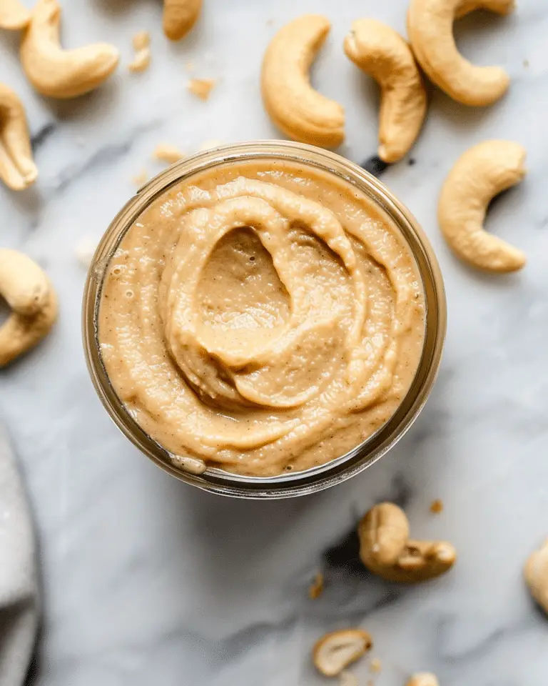 Easy Homemade Cashew Butter Recipe