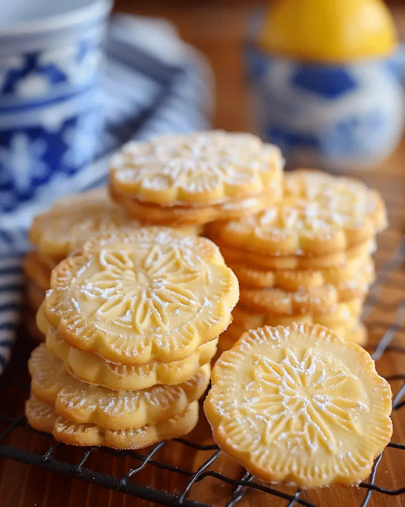 4 Ingredient Custard Cookies