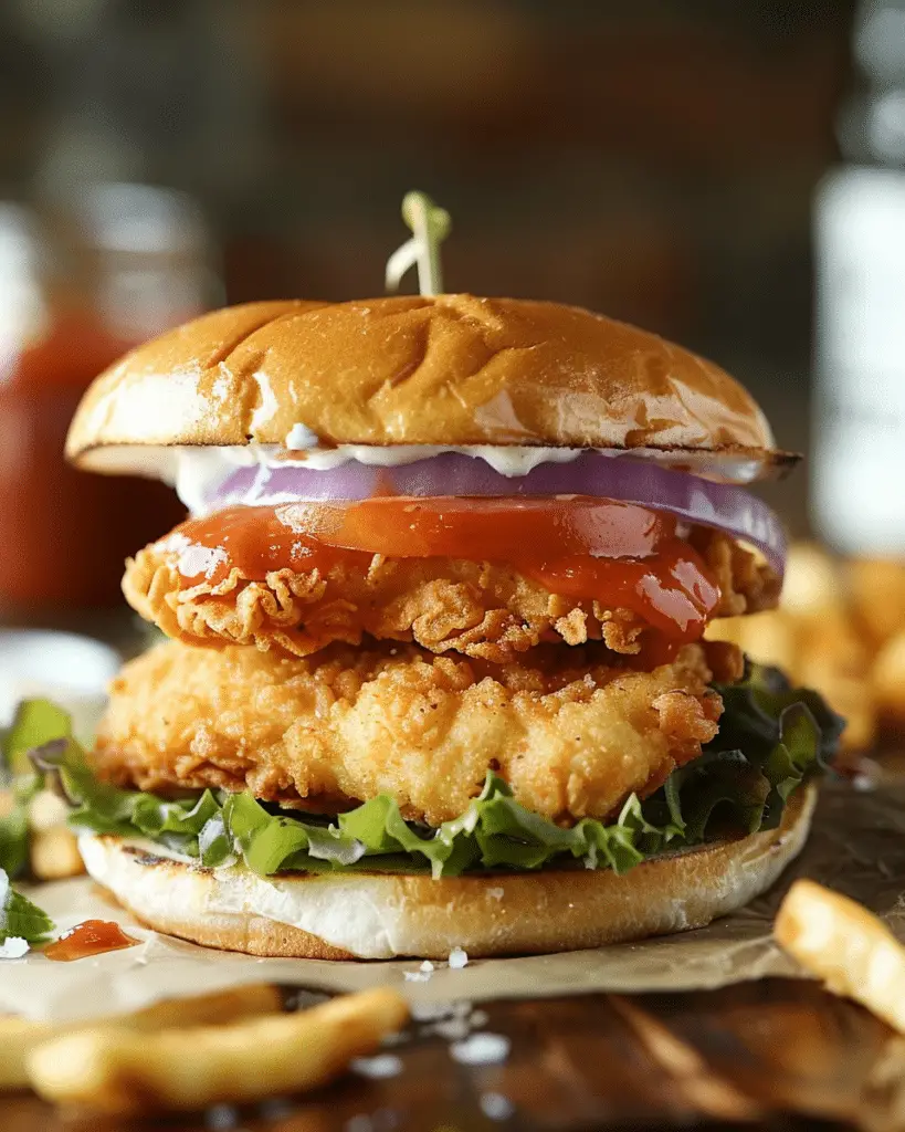 Chicken Nugget Sandwich