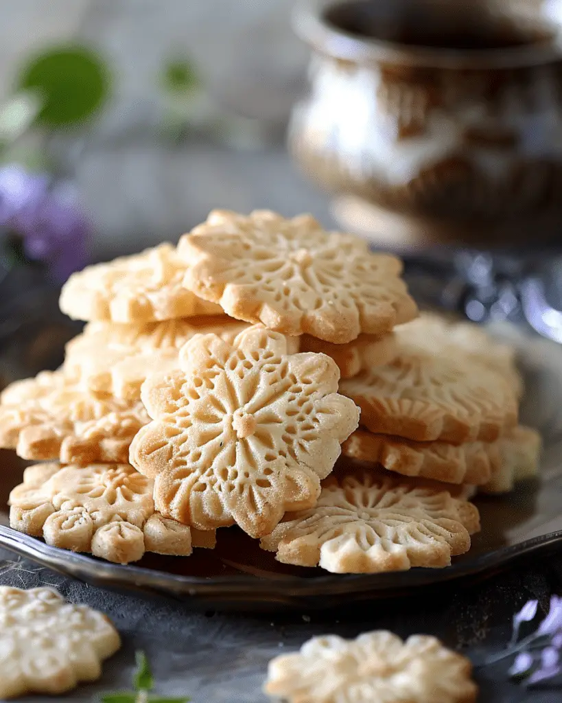 3-Ingredient Butter Cookies Recipe