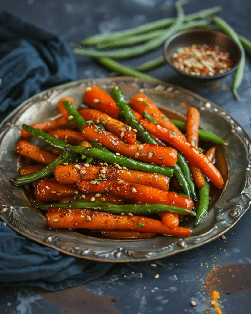Honey Glazed Carrots & Green Beans