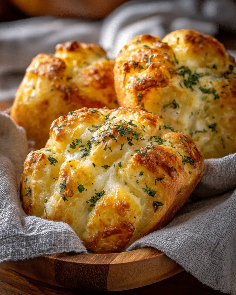 Buttery Cheese Garlic Rolls
