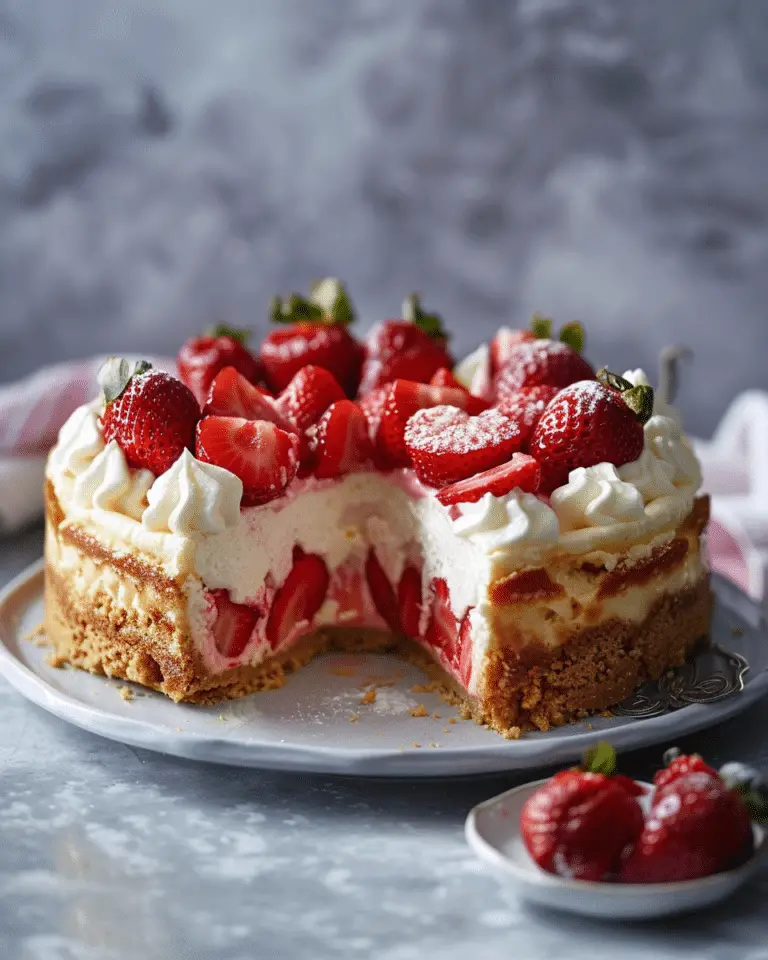 Strawberry Shortcake Cheesecake