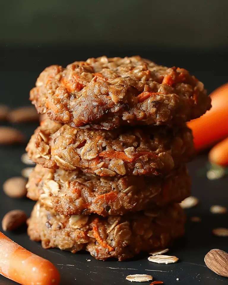 Healthy Carrot Cake Oatmeal Cookies