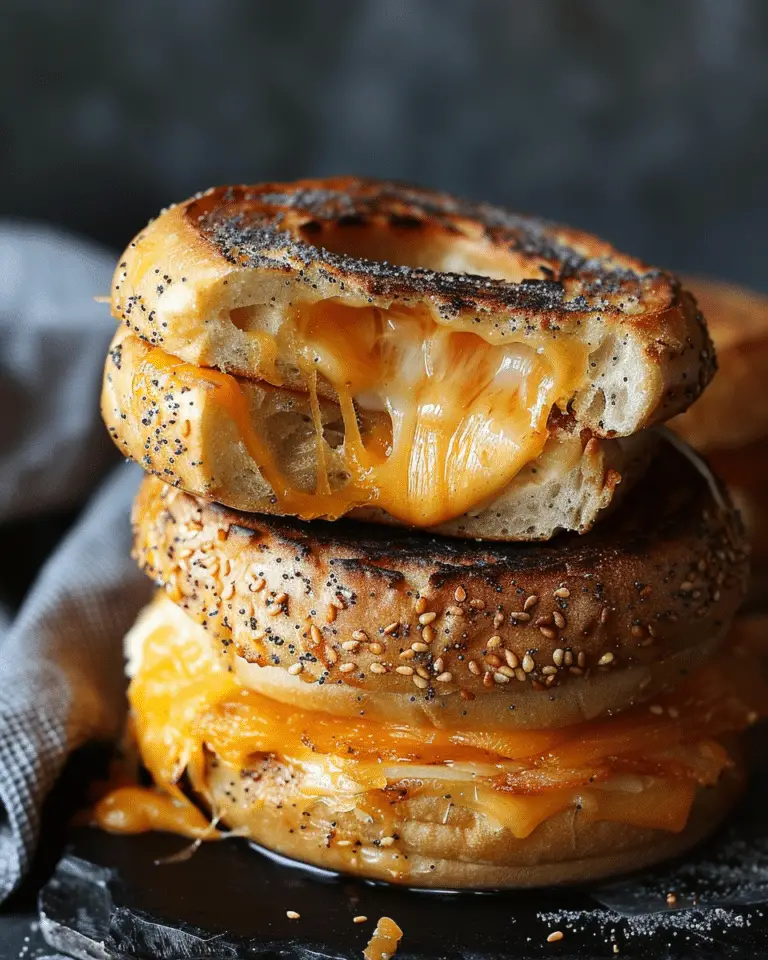 Bagel Grilled Cheese