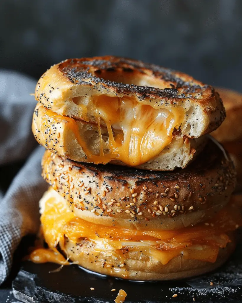 Bagel Grilled Cheese