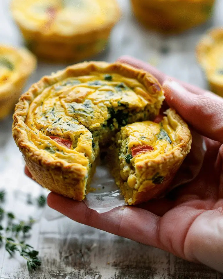 Chickpea Flour Mini Quiche